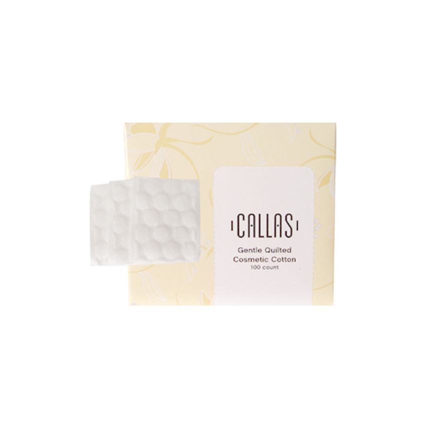 Callas Gentle Quilted Cosmetic Cotton 100 count x Minimum 10 BOXES