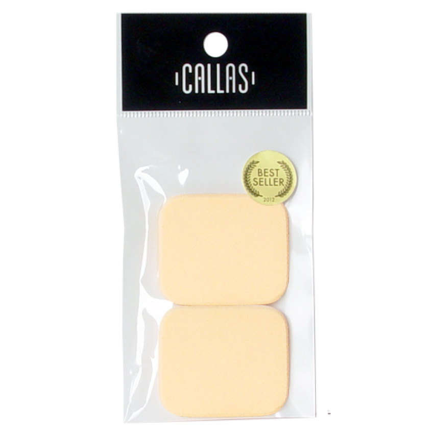 Callas NBR Square Puff 2pcs (CMP-N09) X 12 Packages