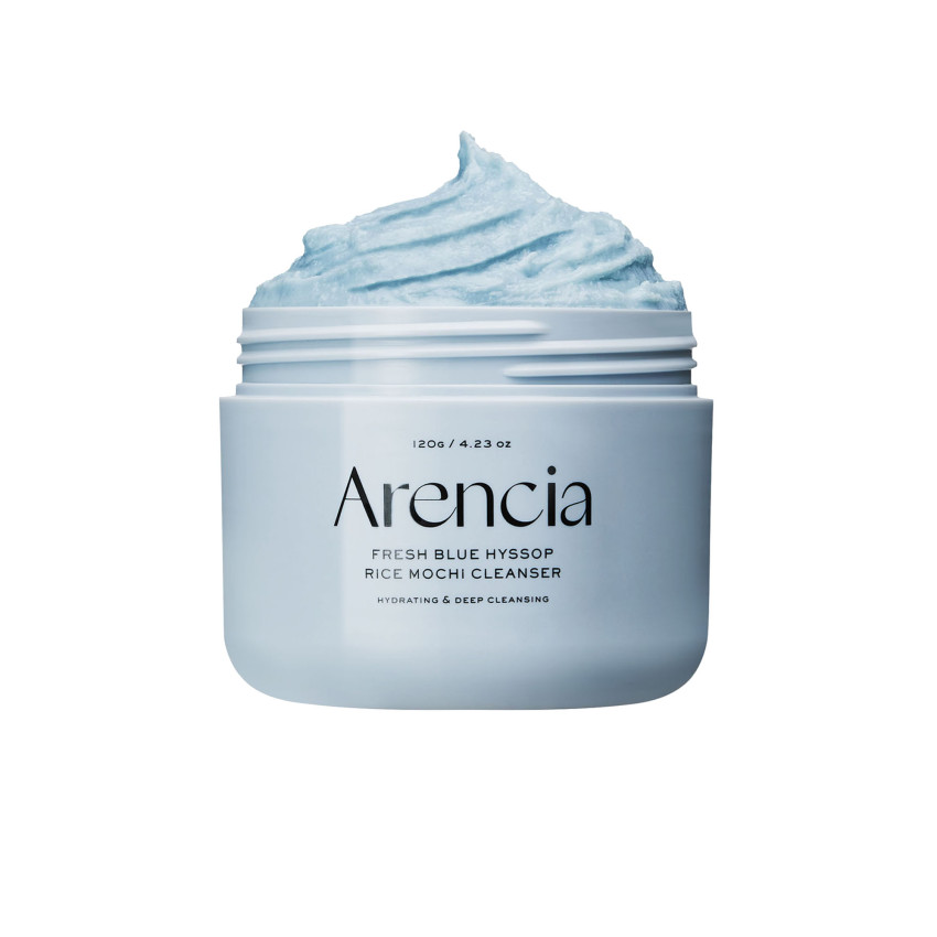 Arencia Fresh Blue Hyssop Rice Mochi Cleanser 120g / 4.23 fl.oz