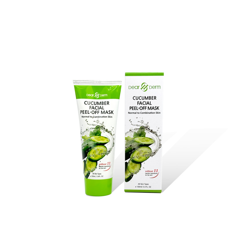Dearderm Cucumber Facial Peel-Off Mask Normal to Combination Skin Dearderm Cucumber Facial Peel-Off Mask Normal to Combination Skin