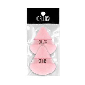 Callas Triangle Velour Puff 2 Pieces (Pink)