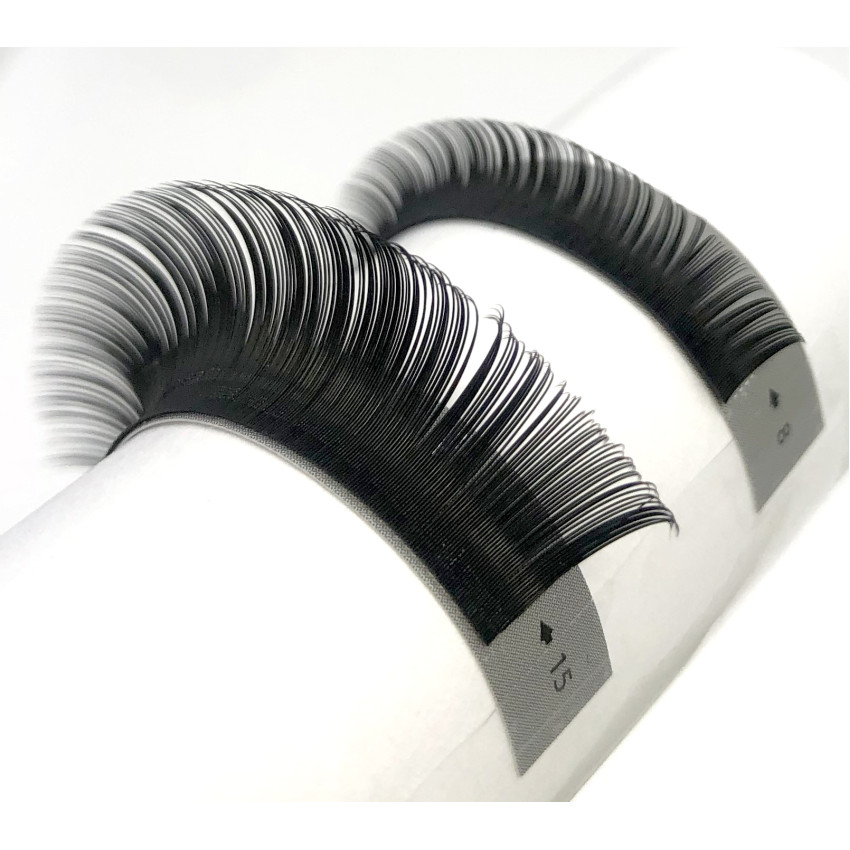 Callas Lashes For Extensions, 0.15mm D Curl Mixed Tray, Individual Eyelashes Extension-Mix
