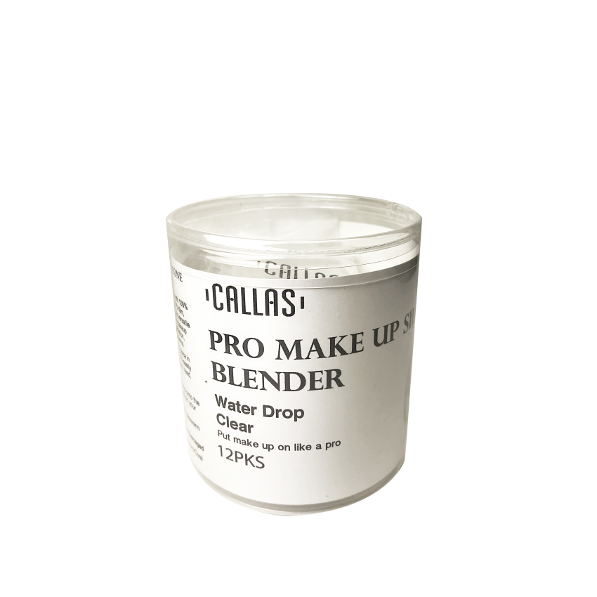 Callas Pro Makeup Silicone Blender Water Drop 1Box-12 Pieces