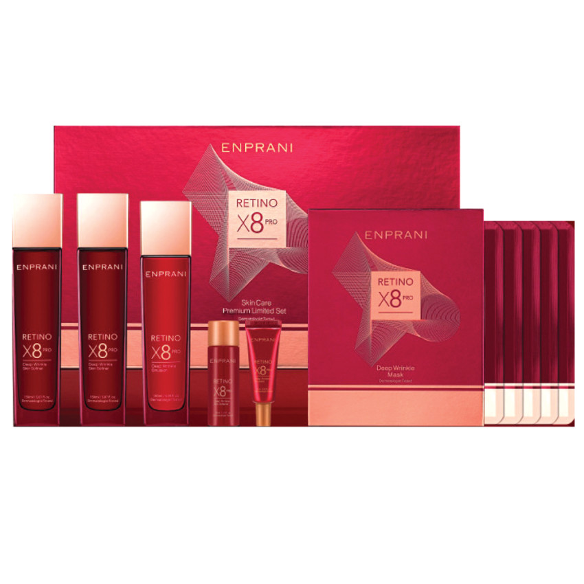 Enprani Retino Eight X8 Pro Skin Care Premium Limited 2Pcs Set