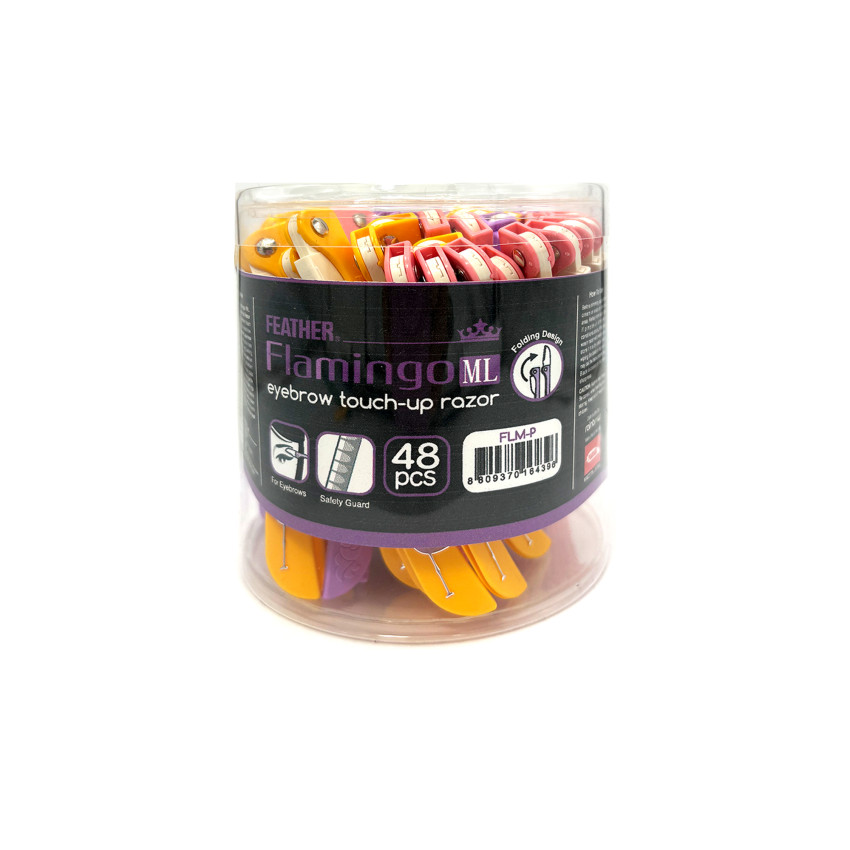 Feather Flamingos Facial Touch up Razor (FLM) 48 Pieces Feather Flamingos Facial Touch up Razor (FLM) 48 Pieces