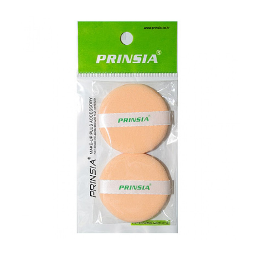Prinsia Round Keron Puff (2 pcs)/12pack