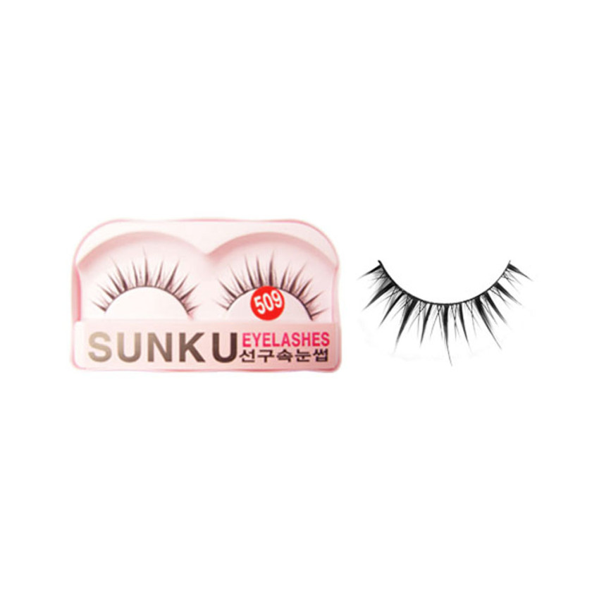 Sunku Eyelash with Glue (509) x Minimum 10 Pcs Sunku Eyelash with Glue (509) x Minimum 10 Pcs