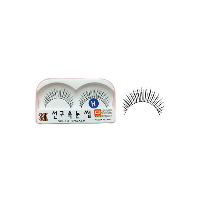 Sunku Eyelash with Glue (H)x Minimum 10 Pcs Sunku Eyelash with Glue (H)x Minimum 10 Pcs