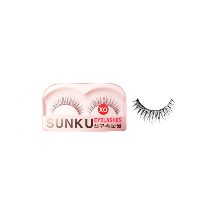 Sunku Eyelash with Glue (XO) x Minimum 10 Pcs Sunku Eyelash with Glue (XO) x Minimum 10 Pcs