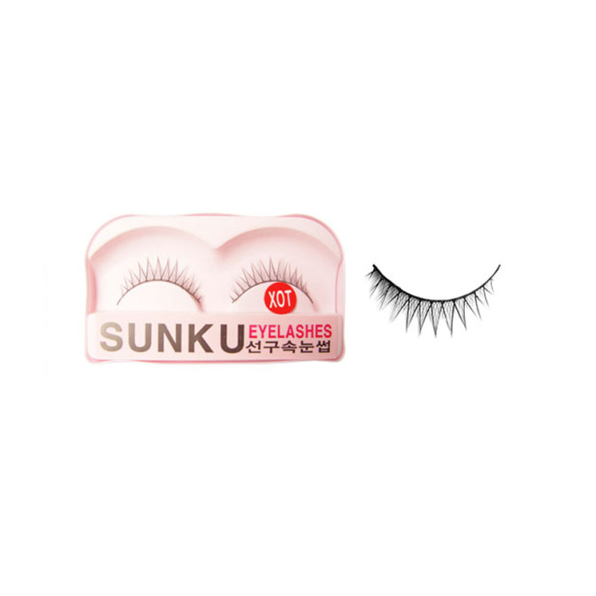Sunku Eyelash with Glue (XOT) x Minimum 10 Pcs