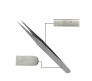 Vetus Stainless Tweezers Volume and Individual Eyelash Extension Application Tool -ST-10  Straight (FineTip) 