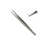 Vetus Stainless Tweezers Volume and Individual Eyelash Extension Application Tool -ST-11  Straight (Very Fine Tip) 