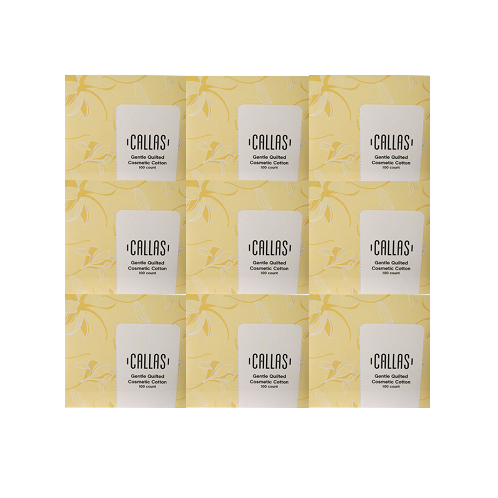 Callas Gentle Quilted Cosmetic Cotton 100 count x Minimum 10 BOXES Callas Gentle Quilted Cosmetic Cotton 100 count x Minimum 10 BOXES