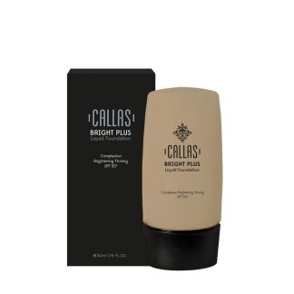 Callas Bright Plus Liquid Foundation #2 -SPF50-(Natural Beige) (1.76 oz/50 ml)