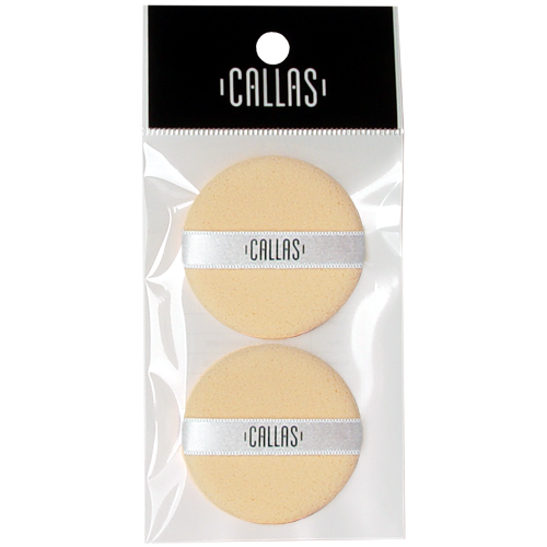 Callas Caron Round Puff 2pcs (CMP-NO2) X 12 Packages Callas Caron Round Puff 2pcs (CMP-NO2) X 12 Packages