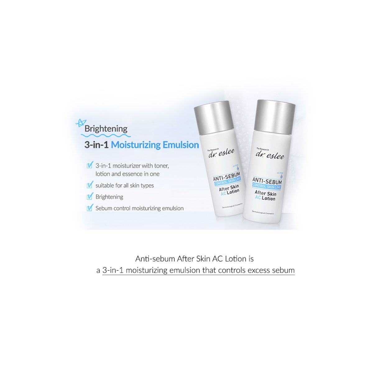 Dr.Eslee Anti-Sebum After Skin AC Lotion Dr.Eslee Anti-Sebum After Skin AC Lotion