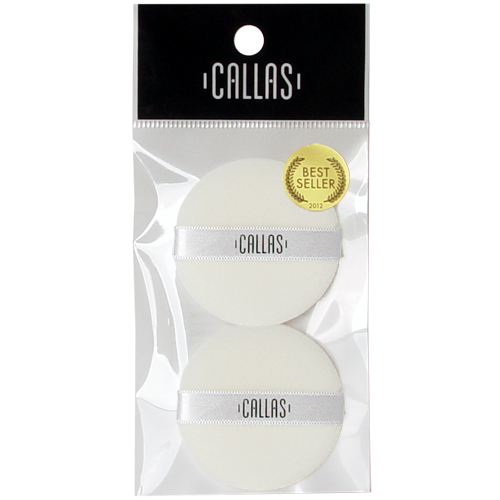 Callas Flocking Round Puff 2pcs (CMP-NO6) x 12 Packages Callas Flocking Round Puff 2pcs (CMP-NO6) x 12 Packages