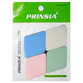 Prinsia 4 Color Diamond Sponge Puff (12pcs/1pkg)