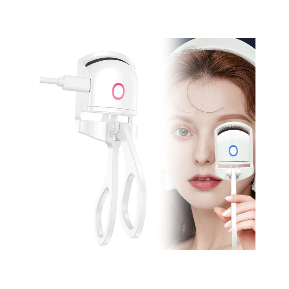 Electric eyelash curler-PINK Electric eyelash curler-WHITE