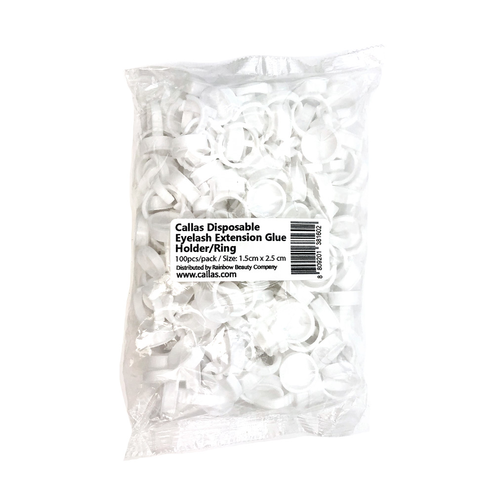 Callas Disposable Eyelash Extension Glue Holder/Ring (100pcs) Callas Disposable Eyelash Extension Glue Holder/Ring (100pcs)