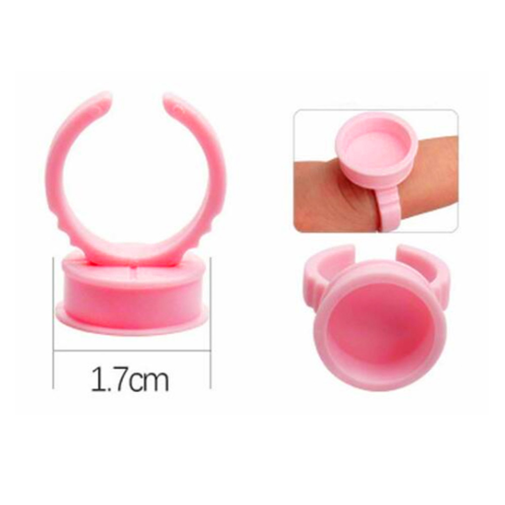 Callas Disposable Eyelash Extension Glue Holder/Ring (100pcs)-Pink Callas Disposable Eyelash Extension Glue Holder/Ring (100pcs)-Pink