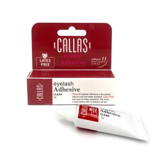 CALLAS EYELASH ADHESIVE - CLEAR EYELASH GLUE 5g (10pcs)