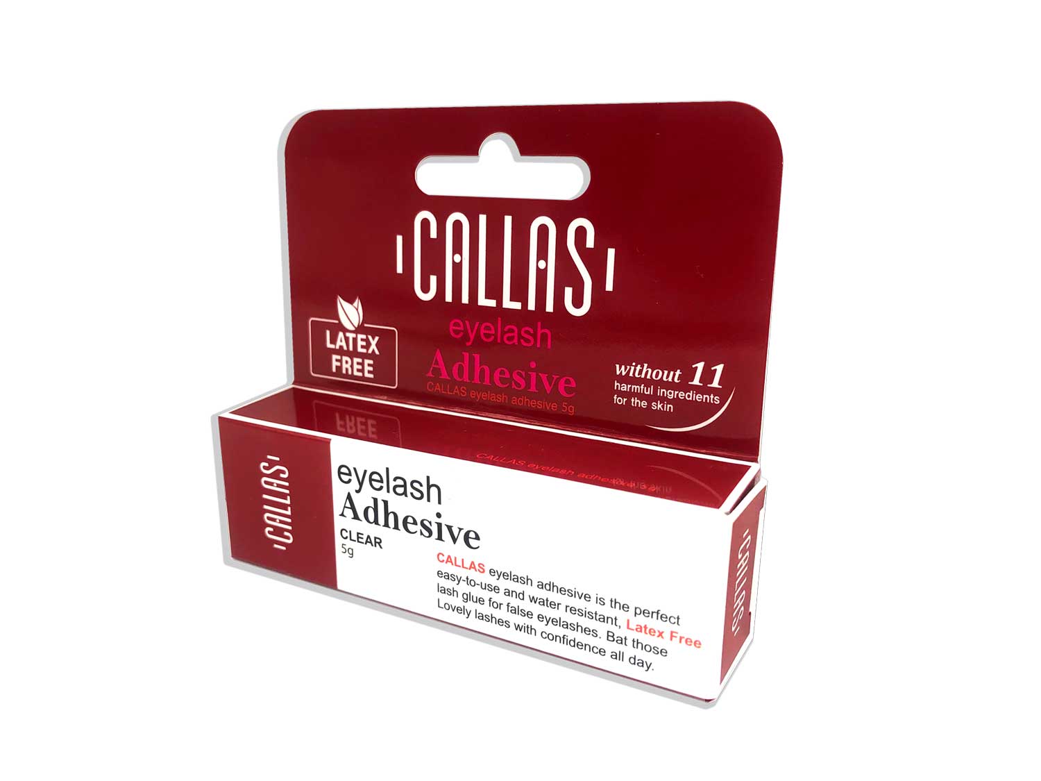 CALLAS EYELASH ADHESIVE - CLEAR EYELASH GLUE 5g (10pcs) CALLAS EYELASH ADHESIVE - CLEAR EYELASH GLUE 5g (10pcs)