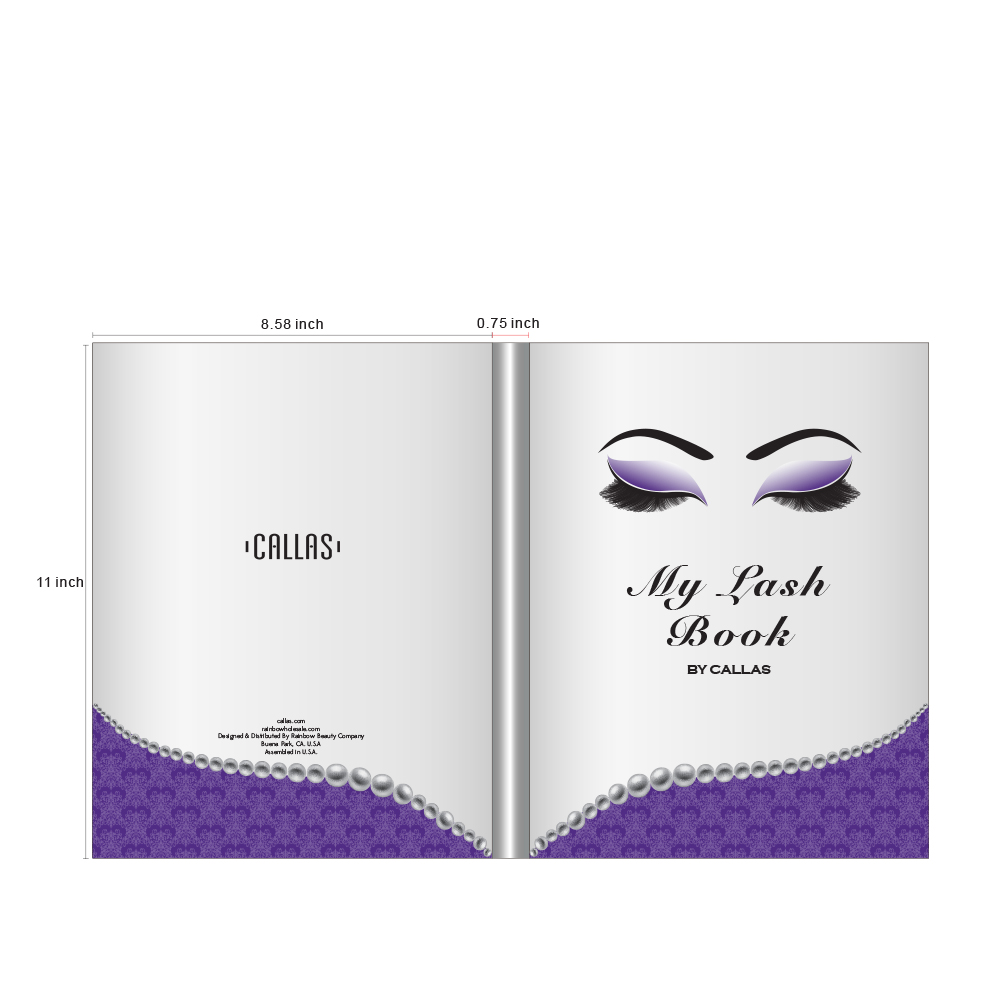 CALLAS My Lash Book -Eyelash Tray / Eyelash Storage Book CALLAS My Lash Book -Eyelash Tray / Eyelash Storage Book