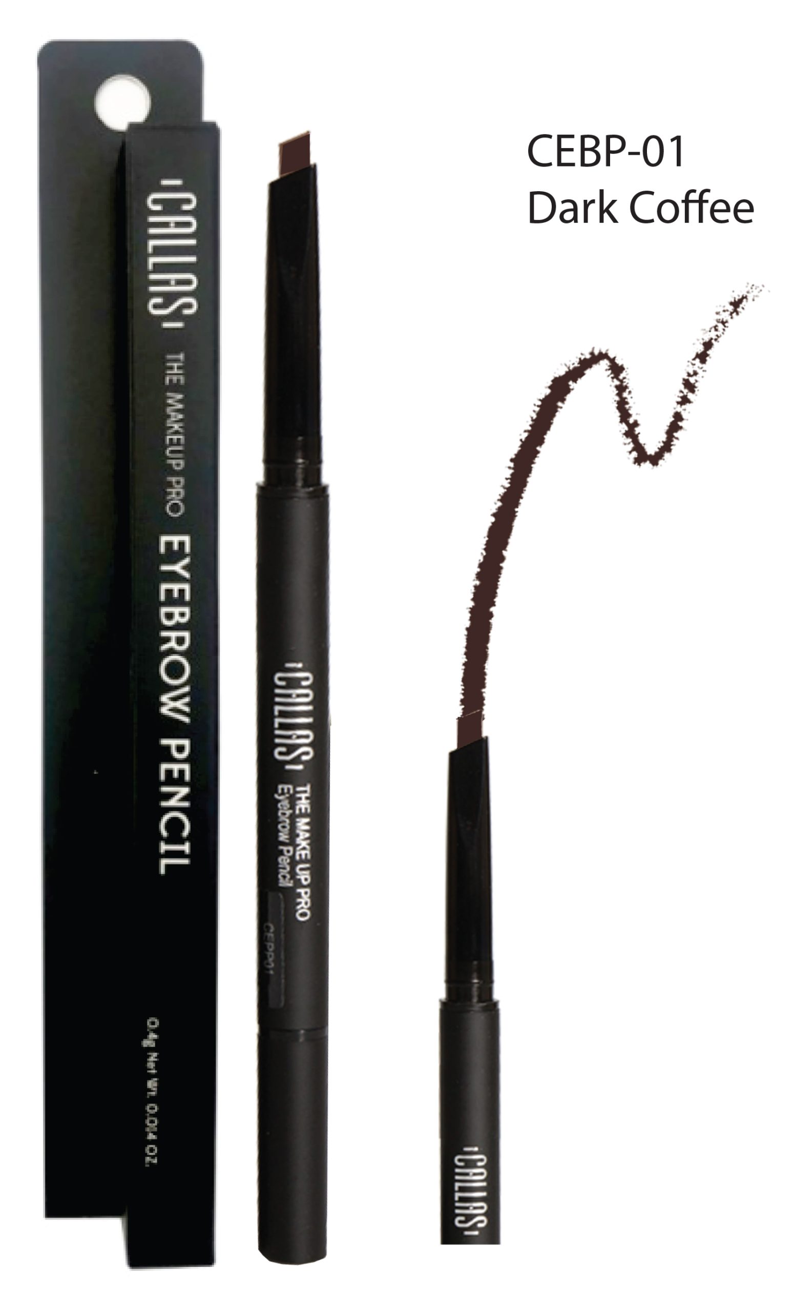 Callas The Make Up Pro Eyebrow Pencil #01 (Dark Coffee) Callas The Make Up Pro Eyebrow Pencil #01 (Dark Coffee)