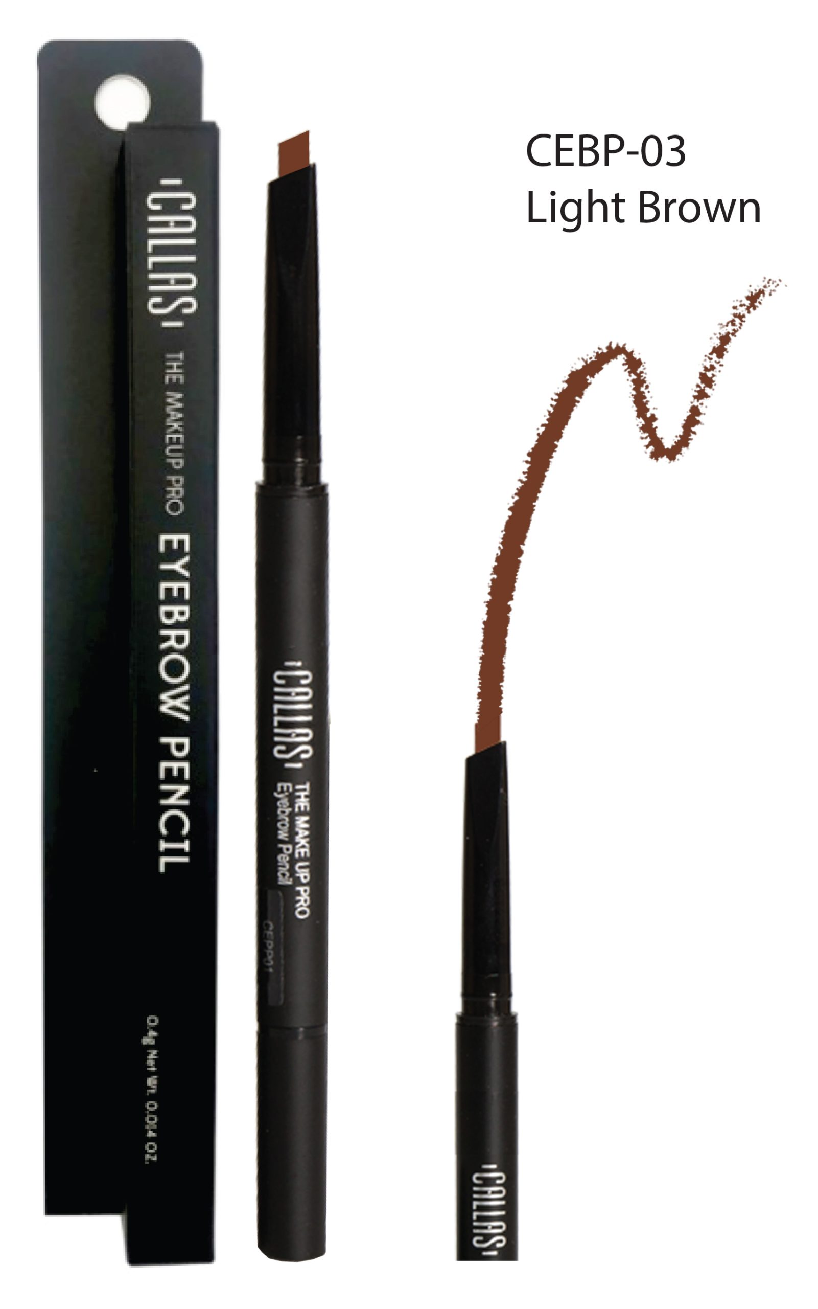 Callas The Make Up Pro Eyebrow Pencil #03 (Light Brown) Callas The Make Up Pro Eyebrow Pencil #03 (Light Brown)
