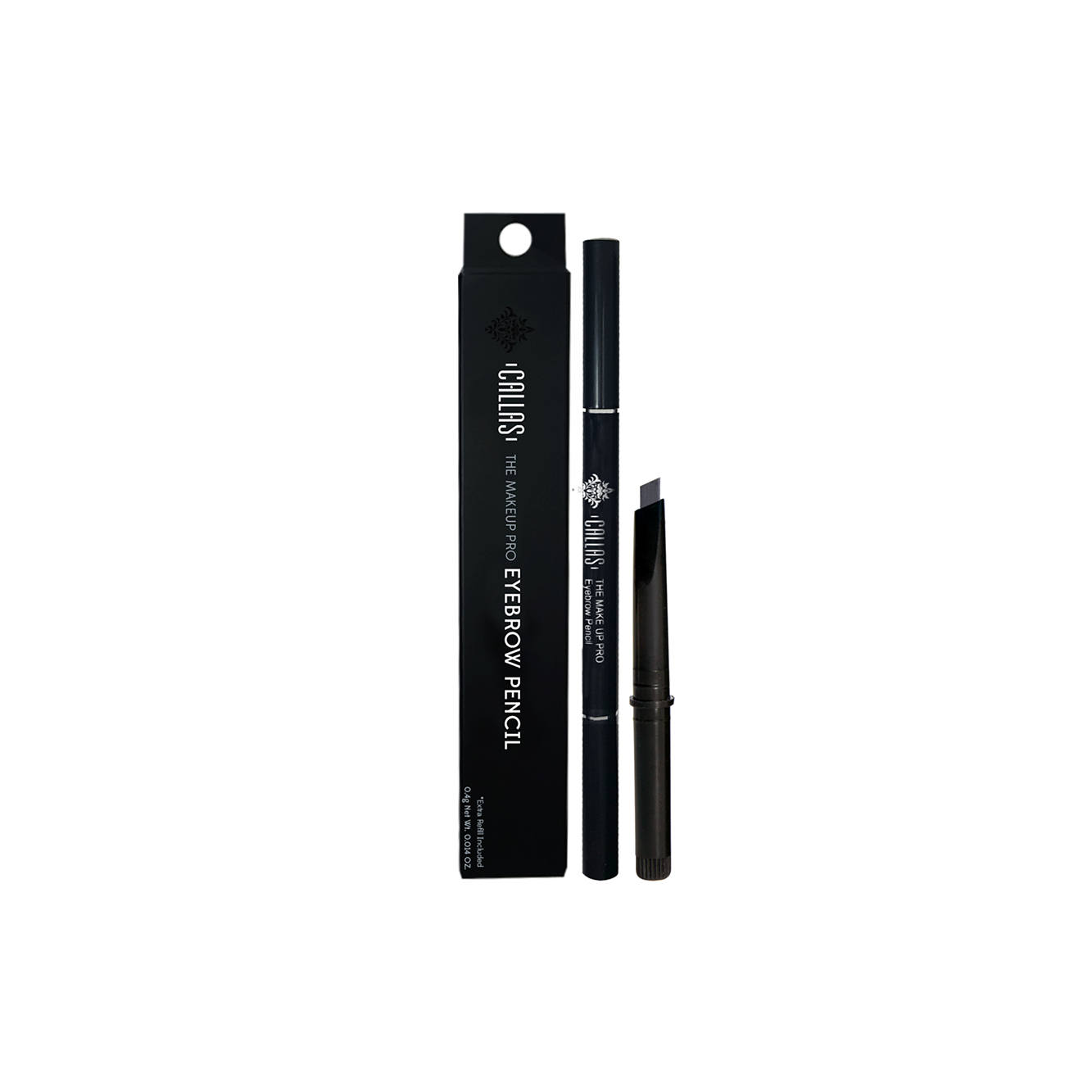 Callas The Make Up Pro Eyebrow Pencil #4 (Silver Gray) With 1 Refill Cartridge Callas The Make Up Pro Eyebrow Pencil #4 (Silver Gray) With 1 Refill Cartridge