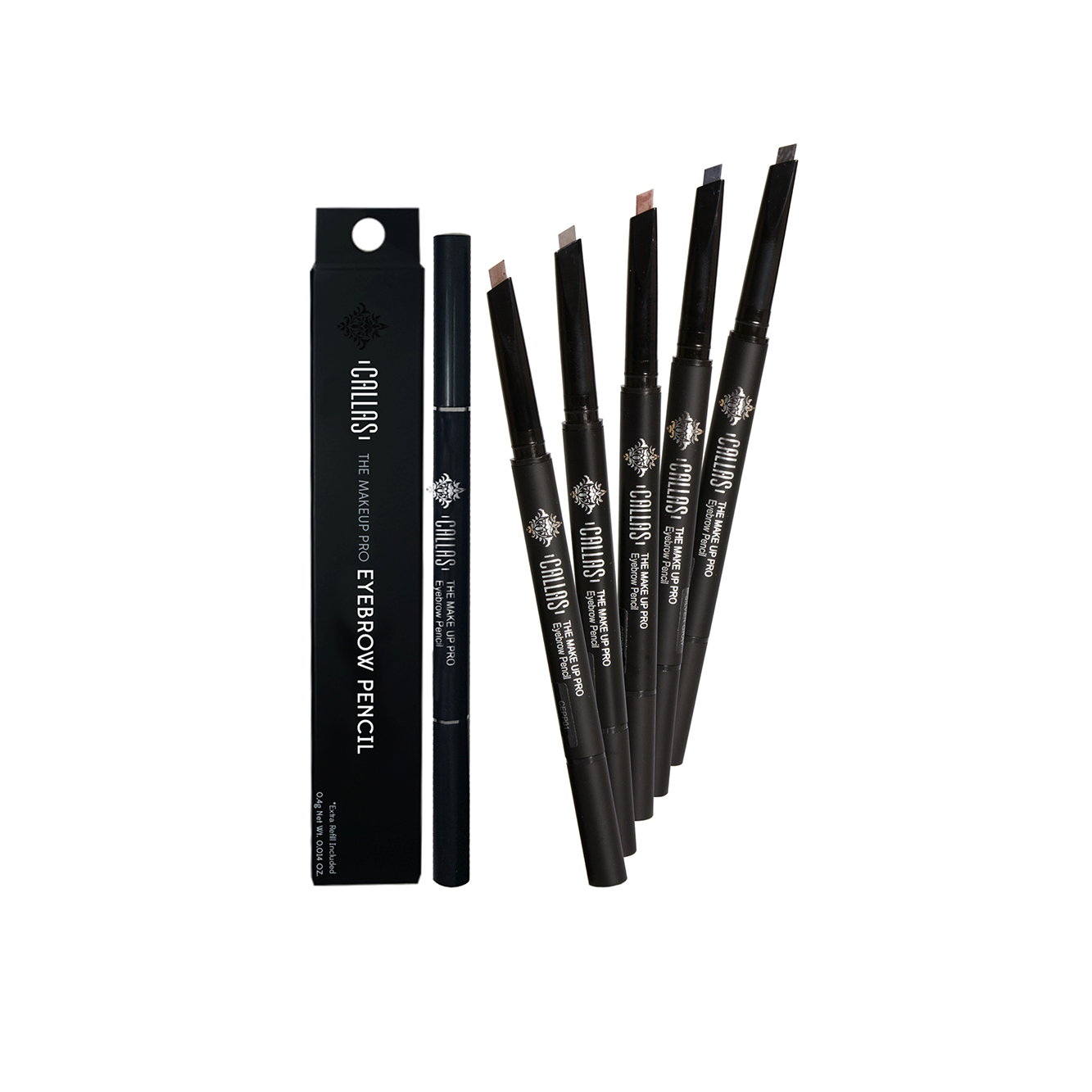 Callas The Make Up Pro Eyebrow Pencil #4 (Silver Gray) With 1 Refill Cartridge Callas The Make Up Pro Eyebrow Pencil #4 (Silver Gray) With 1 Refill Cartridge