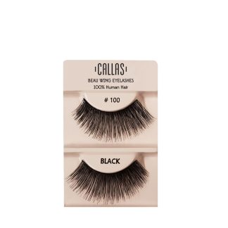 Callas Beau Wing Eyelashes #100 (1 pair x Minimum 12 sets)