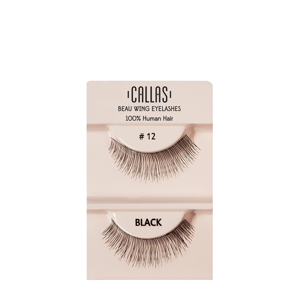 Callas Beau Wing Eyelashes #12 (1 pair x Minimum 12 sets) Callas Beau Wing Eyelashes #12 (1 pair x Minimum 12 sets)