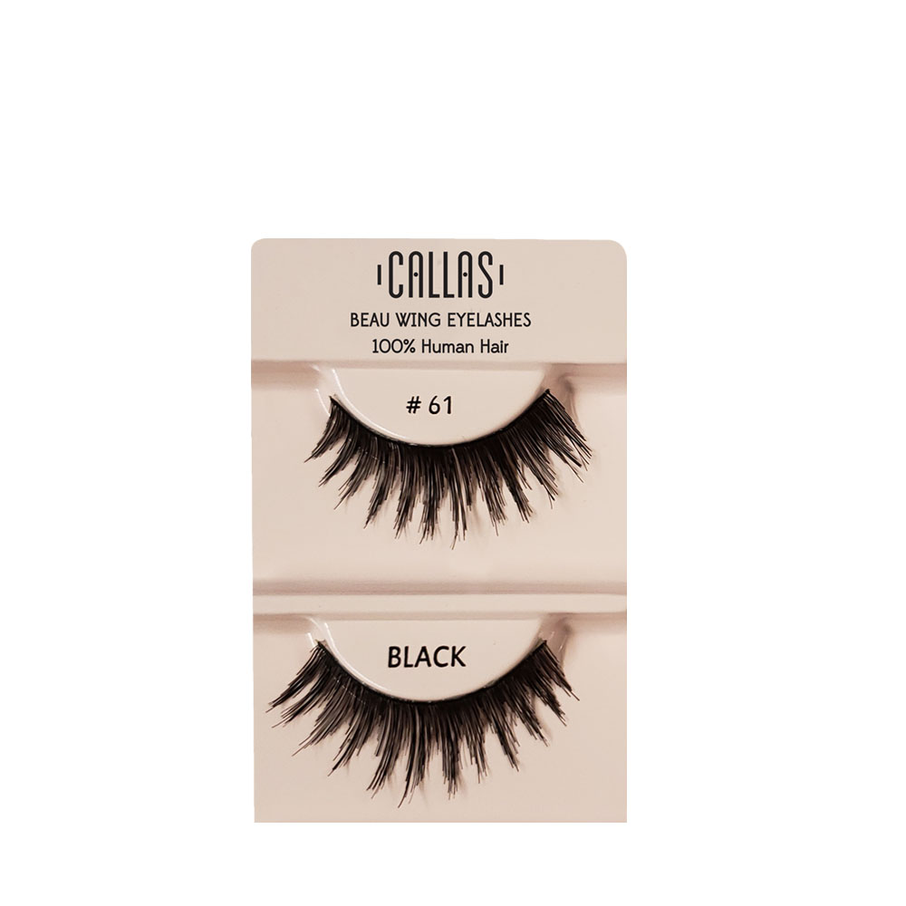 Callas Beau Wing Eyelashes #61 (1 pair x Minimum 12 sets) Callas Beau Wing Eyelashes #61 (1 pair x Minimum 12 sets)