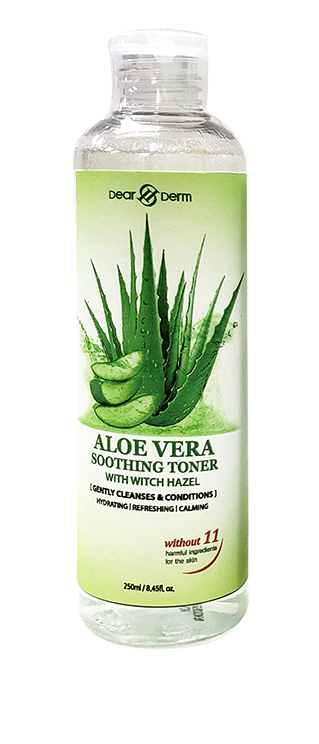 Dearderm Aloe Vera Soothing Toner With Witch Hazel Dearderm Aloe Vera Soothing Toner With Witch Hazel
