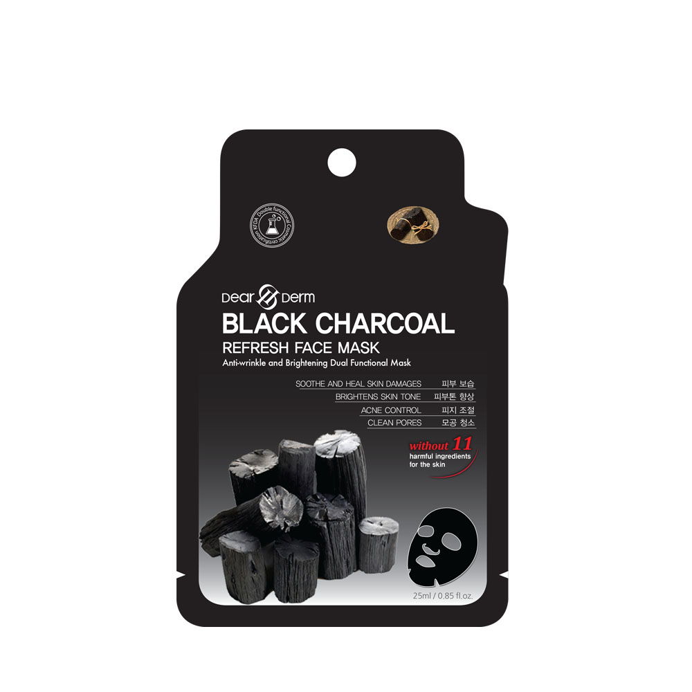 Dearderm Black Charcoal Purifying Face Mask Dearderm Black Charcoal Purifying Face Mask