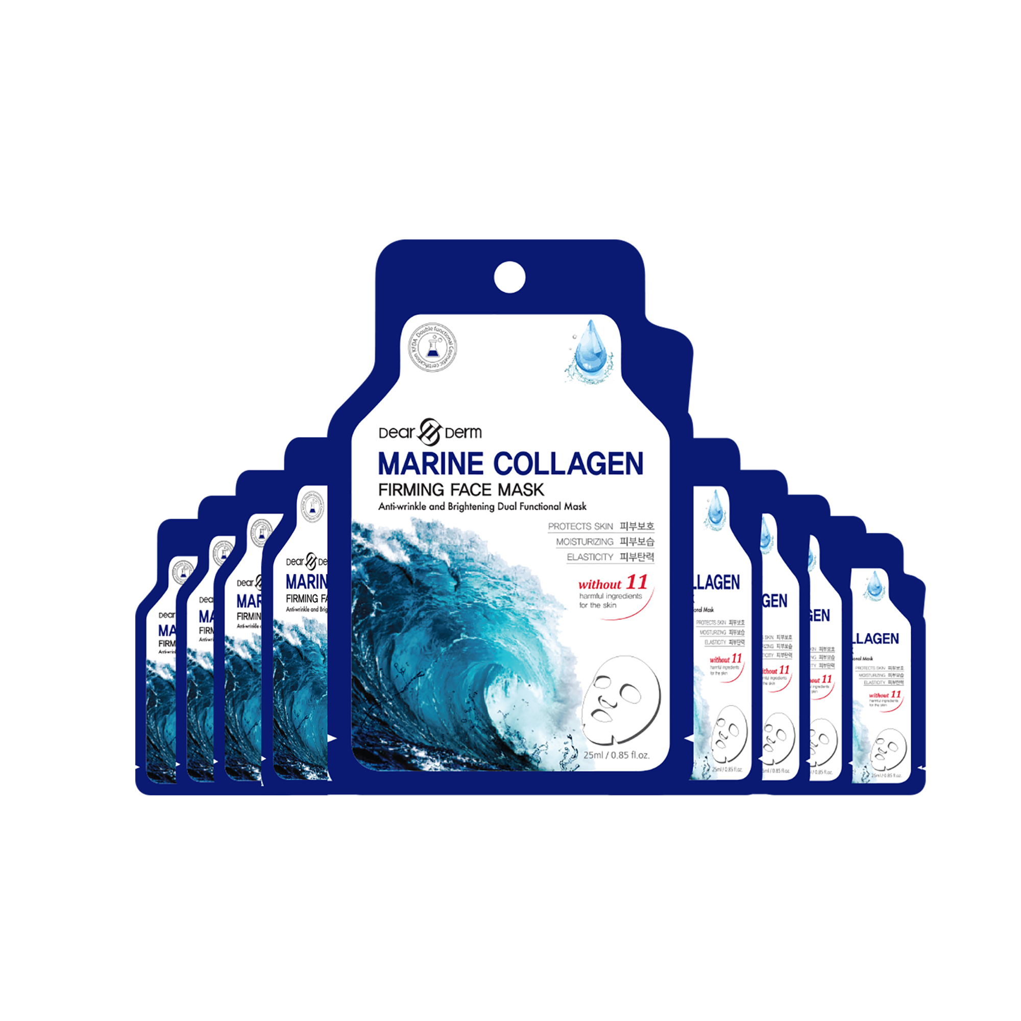Dearderm Marine Collagen Firming Face Mask Sheet 25ml / 0.85 fl.oz. Dearderm Marine Collagen Firming Face Mask Sheet 25ml / 0.85 fl.oz.