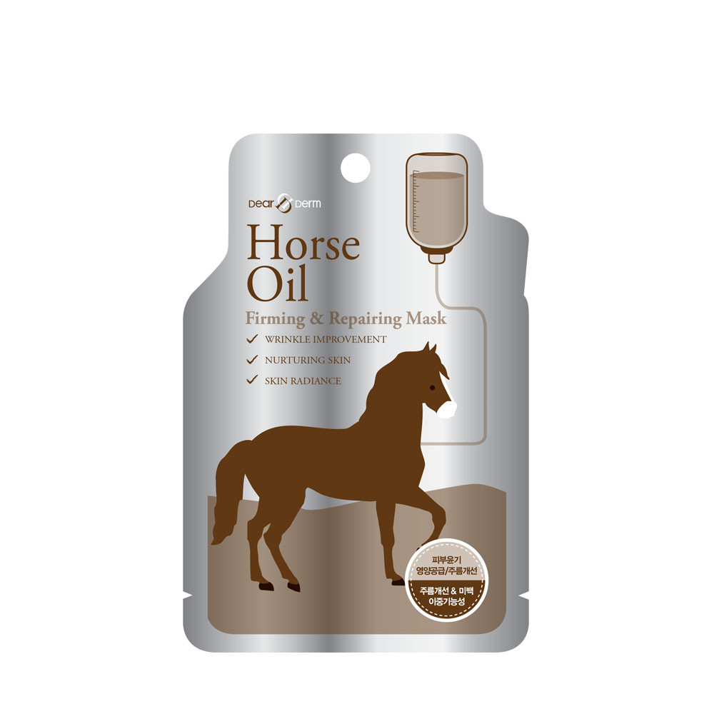 Dearderm Horse Oil Firming & Repairing Mask Sheet 25ml / 0.85 fl.oz. Dearderm Horse Oil Firming & Repairing Mask Sheet 25ml / 0.85 fl.oz.
