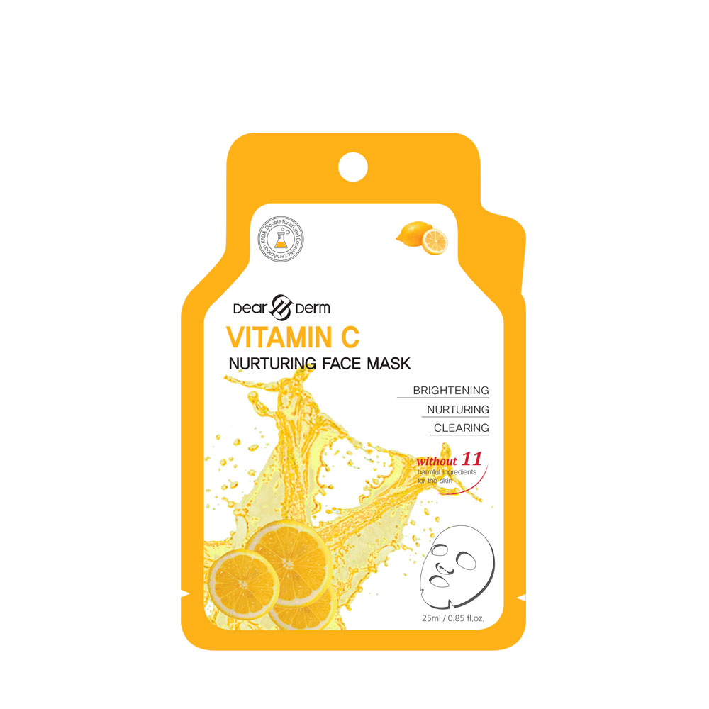 Dearderm Vitamin C Nurturing Face Mask Sheet 25ml / 0.85 fl.oz. Dearderm Vitamin C Nurturing Face Mask Sheet 25ml / 0.85 fl.oz.