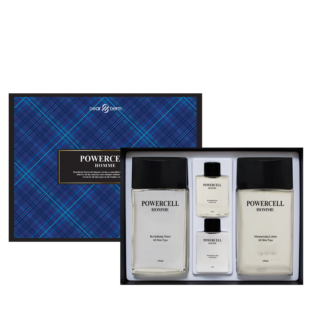 Dearderm Powercell Homme 2pc Skincare Set Dearderm Powercell Homme 2pc Skincare Set