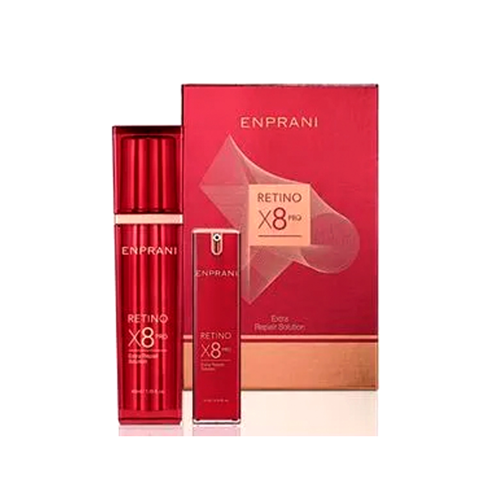 Enprani Retino X8 Extra Repair Solution Set 1.35fl.oz / 40ml + 15ml Enprani Retino X8 Extra Repair Solution Set 1.35fl.oz / 40ml + 15ml