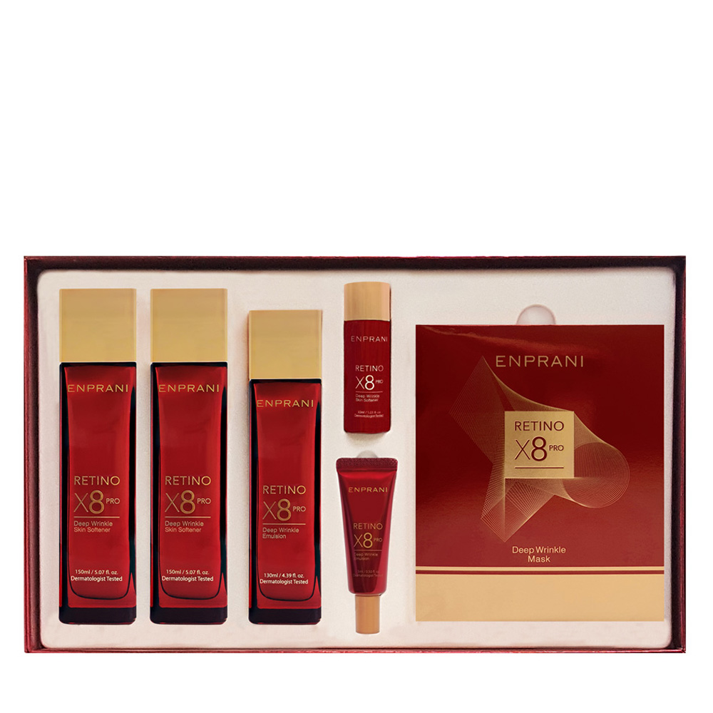 Enprani Retino Eight X8 Pro Skin Care Premium Limited 2Pcs Set Enprani Retino Eight X8 Pro Skin Care Premium Limited 2Pcs Set