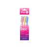 Feather Piany L Razor With Guard For Face Shaving 3pcs (PI-LP) x 12 packages