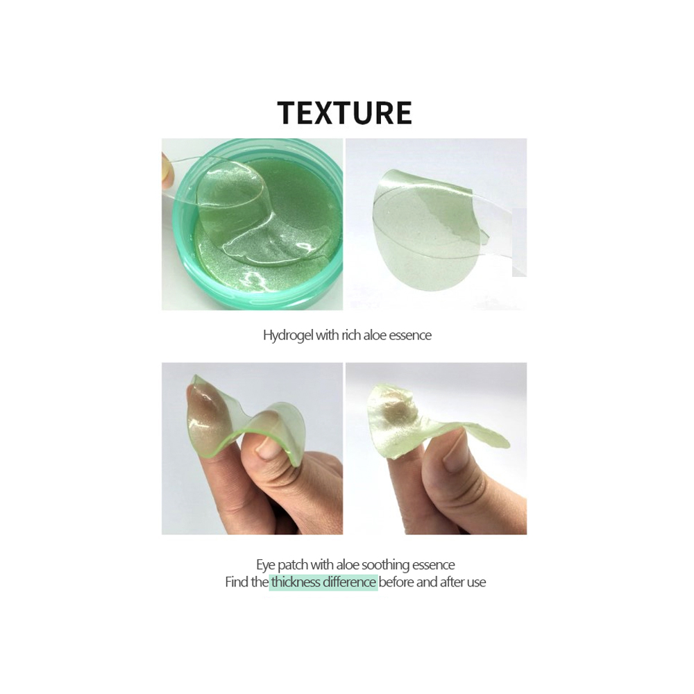 Holika Holika Aloe Soothing Essence 80% Hydrogel Eyepatch (60 SHEETS) Holika Holika Aloe Soothing Essence 80% Hydrogel Eyepatch (60 SHEETS)