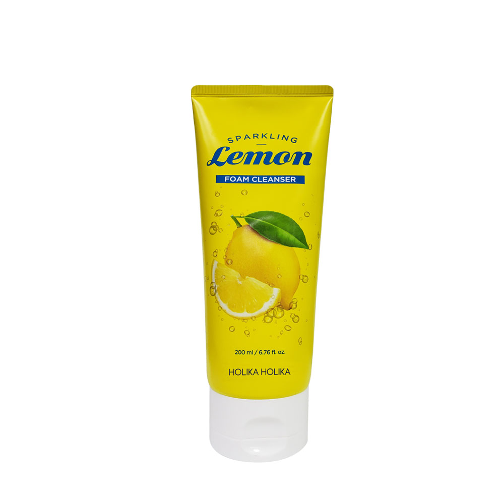Holika Holika Sparkling Lemon Foam Cleanser 200ml / 6.76fl.oz. Holika Holika Sparkling Lemon Foam Cleanser 200ml / 6.76fl.oz.