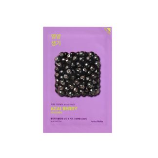 Holika Holika Pure Essence Mask Sheet - Acai Berry (10pcs)