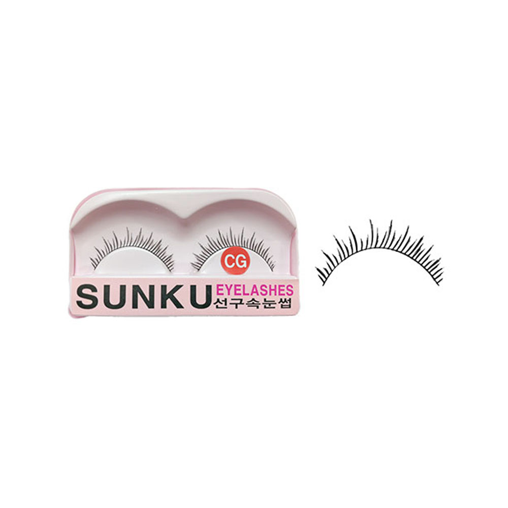 Sunku Eyelash with Glue (CG)x Minimum 10 Pcs Sunku Eyelash with Glue (CG)x Minimum 10 Pcs