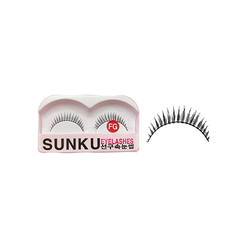 Sunku Eyelash with Glue (FG)x Minimum 10 Pcs Sunku Eyelash with Glue (FG)x Minimum 10 Pcs