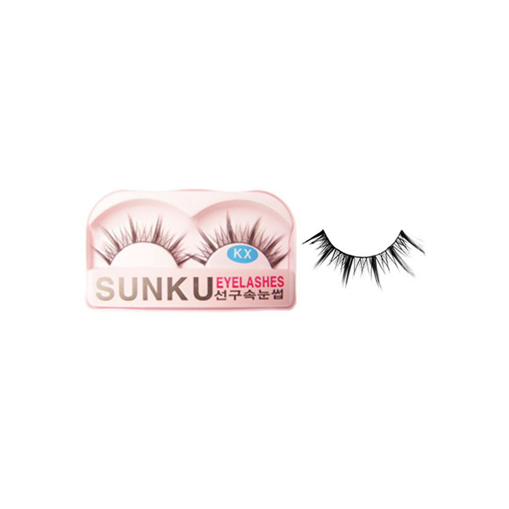 Sunku Eyelash with Glue (KX) x Minimum 10 Pcs Sunku Eyelash with Glue (KX) x Minimum 10 Pcs